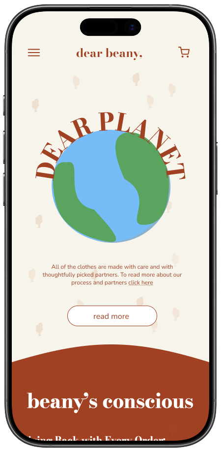 Dear Beany planet page